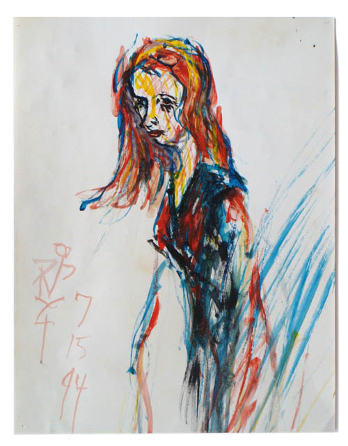 UNTITLED (RED HEAD FEMALE)