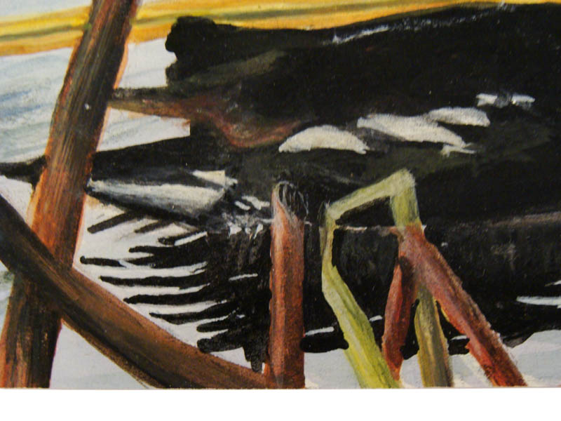 GALLINULE ON LAKE OLIVIA