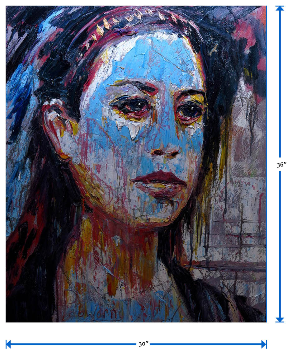 UNTITLED FEMALE PORTRAIT (cat. ref. m821)